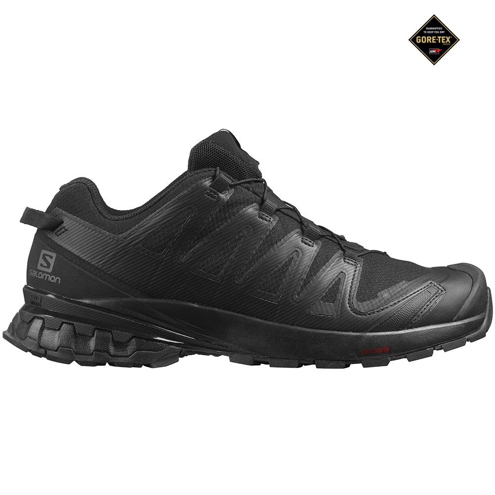 SALOMON UK XA PRO 3D V8 GORE-TEX - Mens Trail Running Shoes Black,HIDQ67329